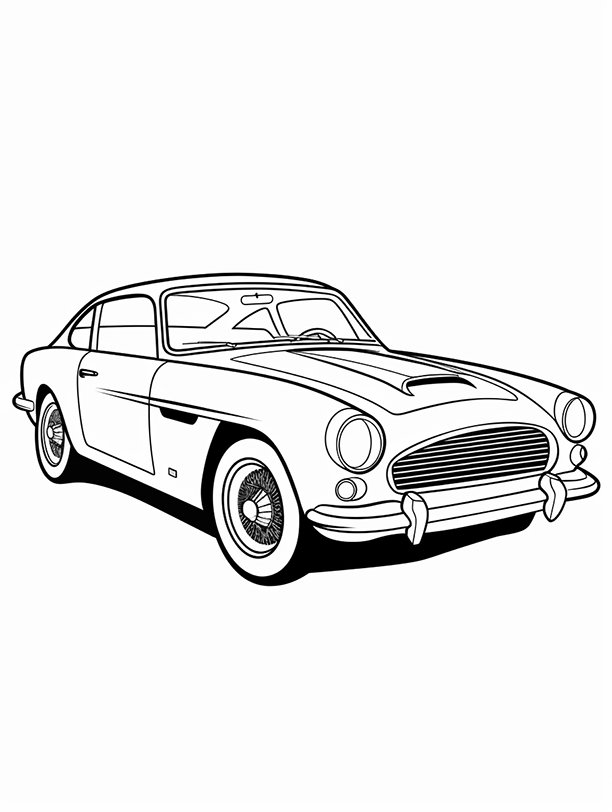 Free Printable Car Coloring Pages - Color Your Way with Fun Car ...