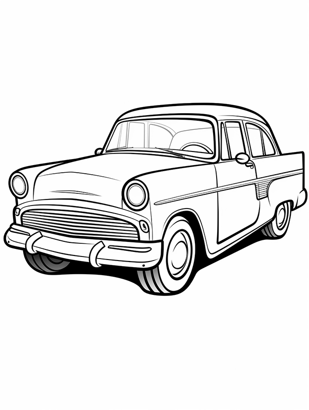 Car Coloring Pages 3