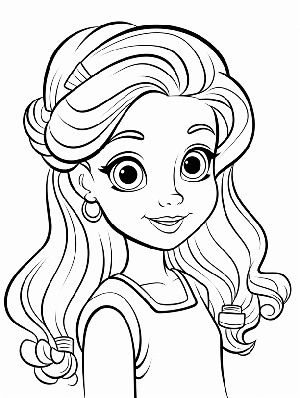 Free coloring pages for girls 3
