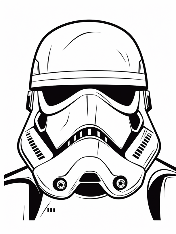 Free star wars coloring pages 1