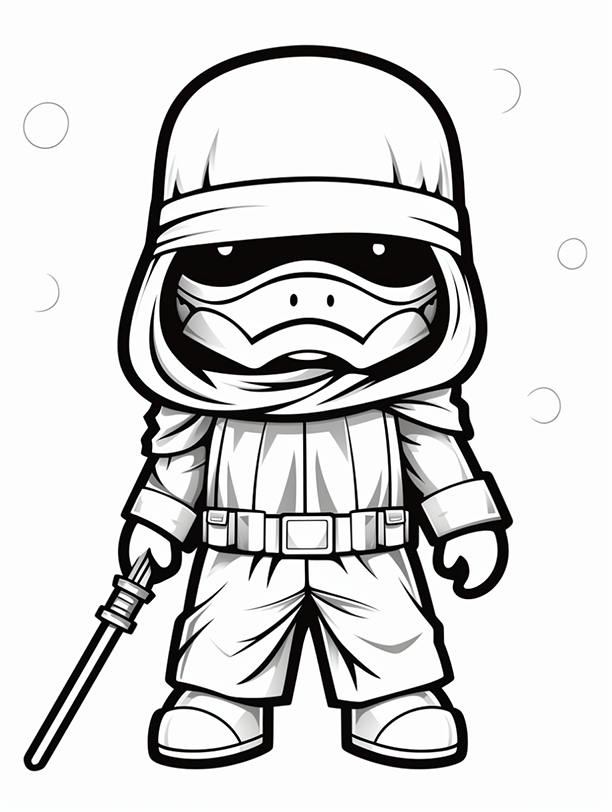 Free star wars coloring pages 4