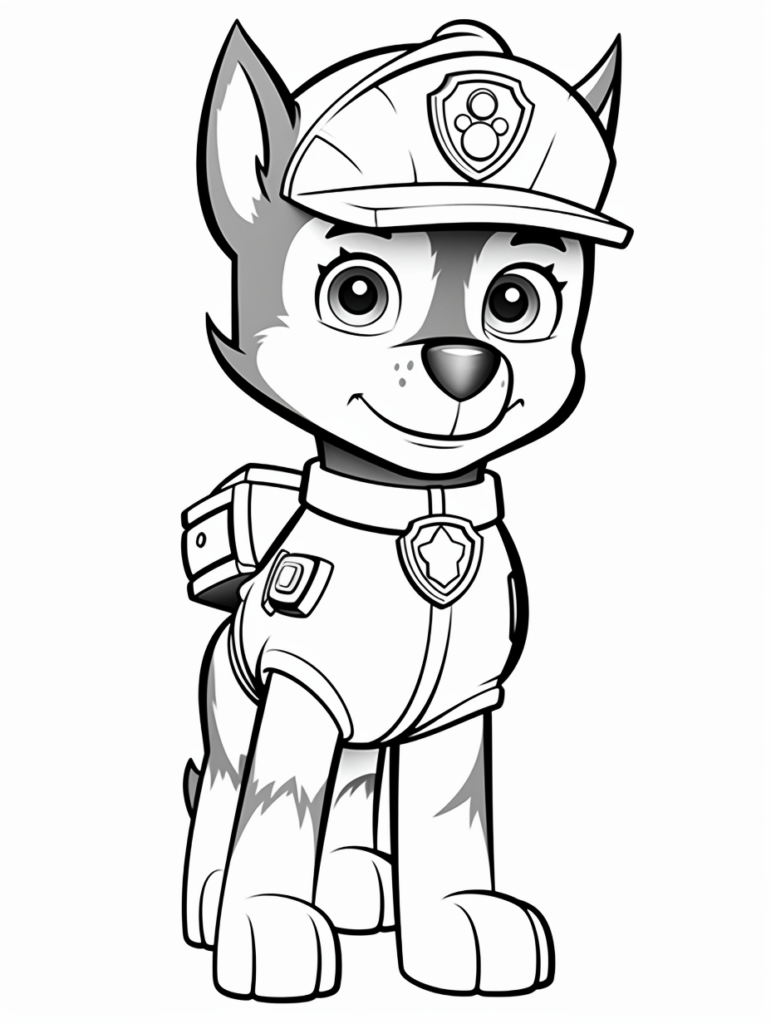 Patrol Coloring Pages 1
