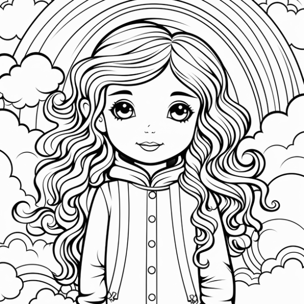 Rainbow Coloring Pages