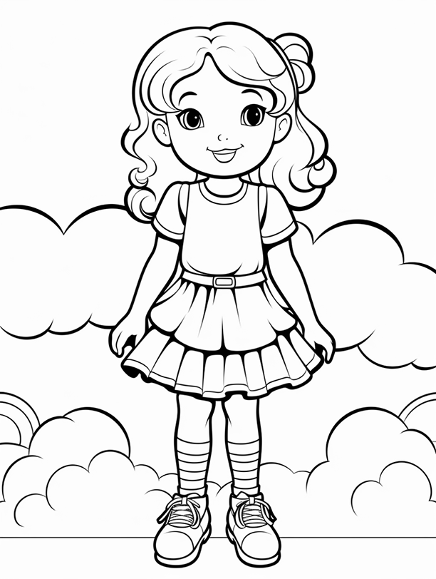 Rainbow Coloring Pages 8