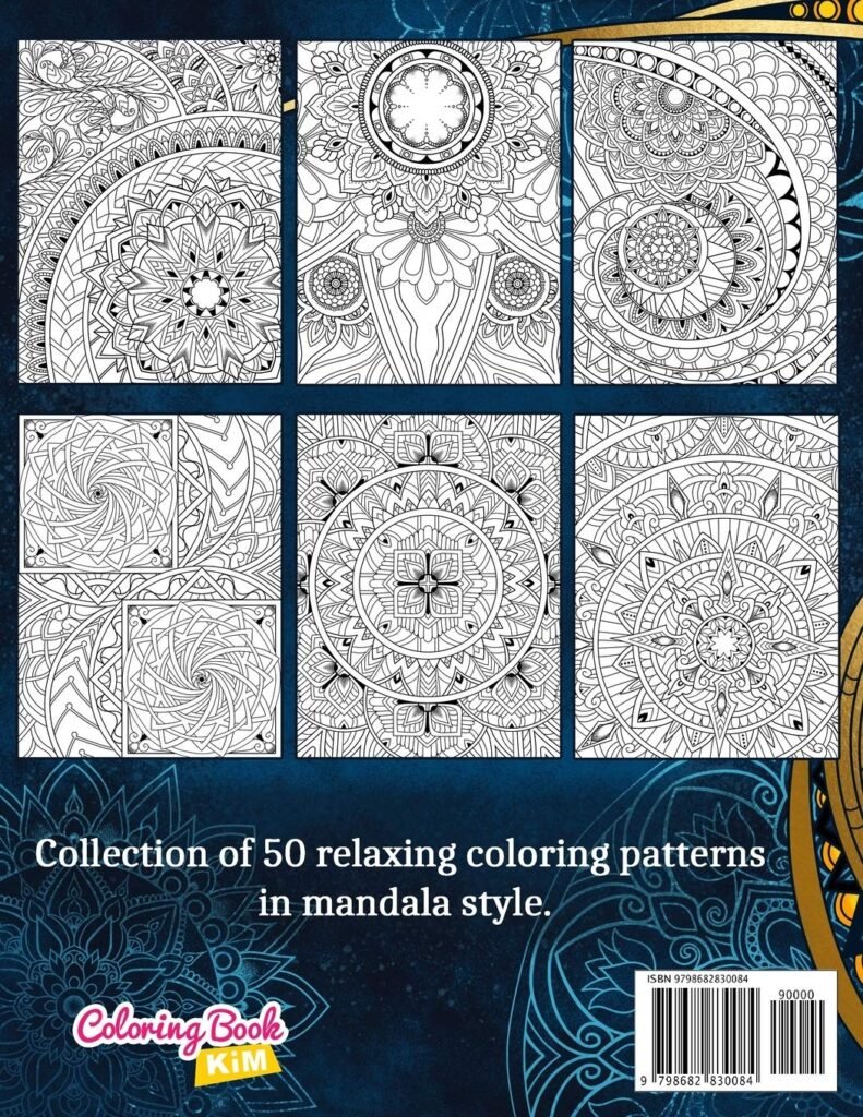 Amazing Patterns: Adult Coloring Book, Stress Relieving Mandala Style Patterns     Paperback – September 4, 2020