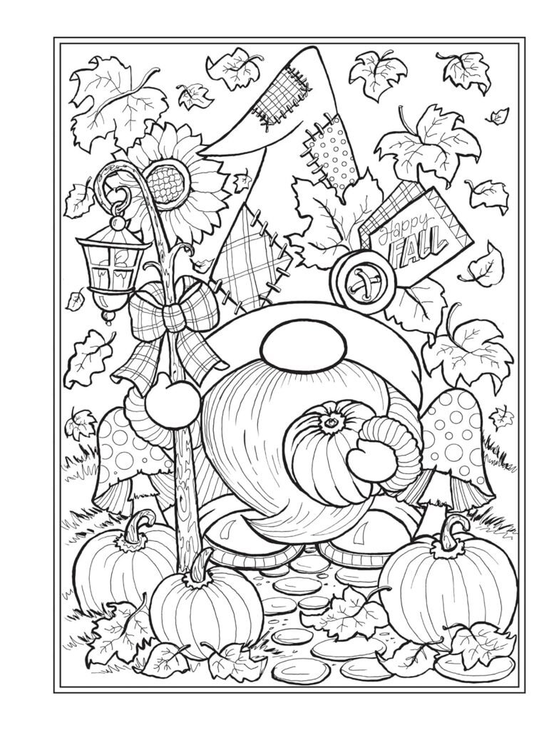 Creative Haven Autumn Harvest Coloring Book (Adult Coloring Books: Seasons)     Paperback – Coloring Book, July 19, 2023