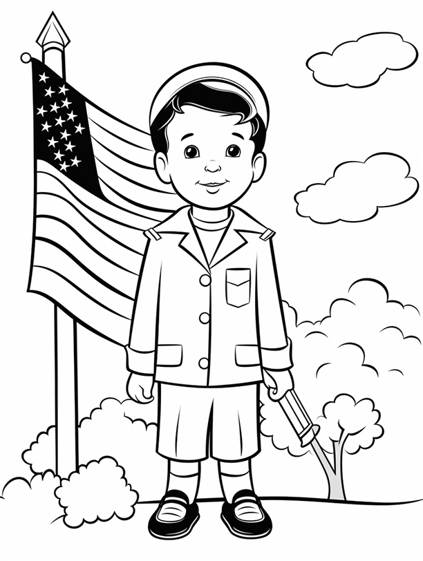 memorial day coloring pages 4