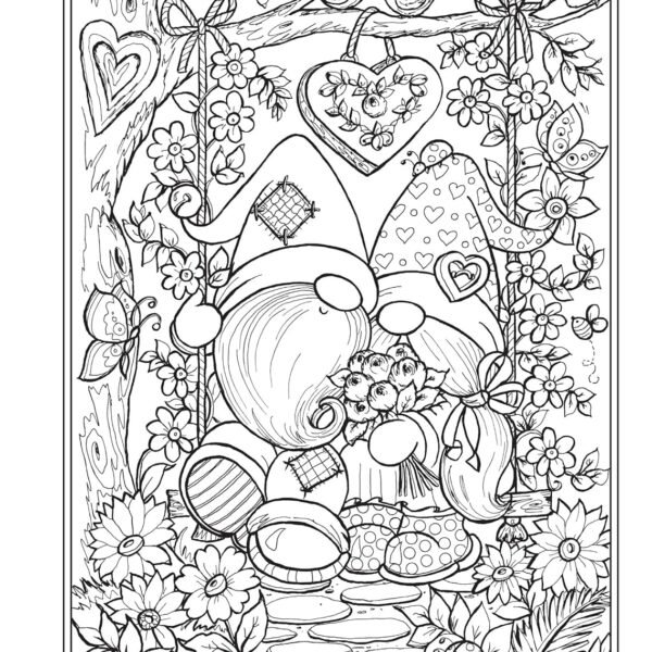 Creative Haven Gnome Sweet Gnome Coloring Book Review