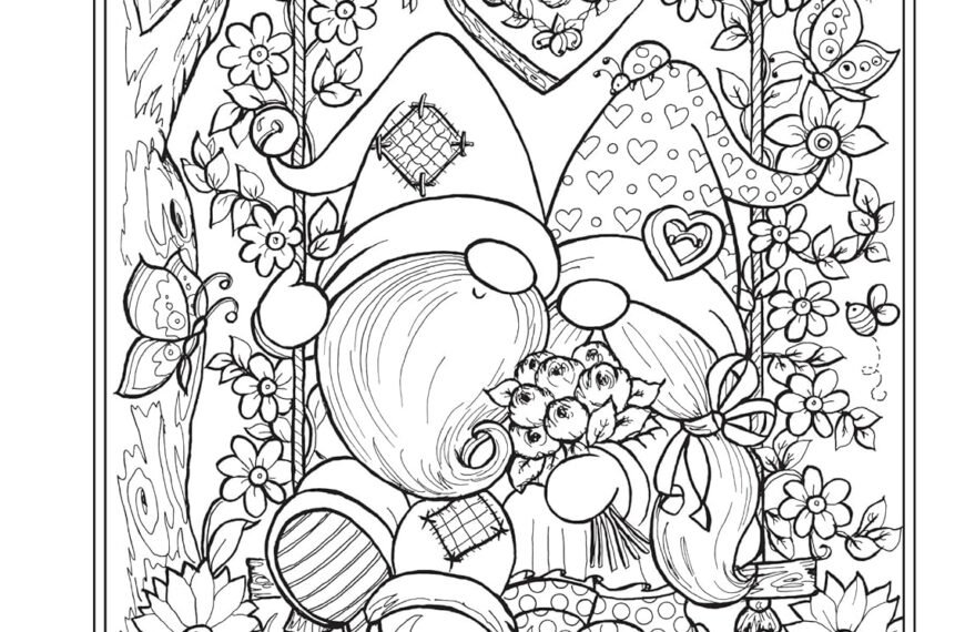 Creative Haven Gnome Sweet Gnome Coloring Book Review