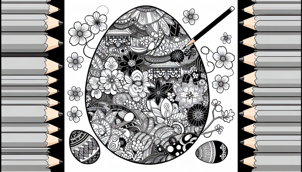 Easter Coloring Book: Printable Designs for Anime Fans