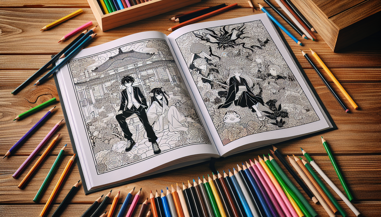 Get Your Free Anime-Style Coloring Book PDF Today!