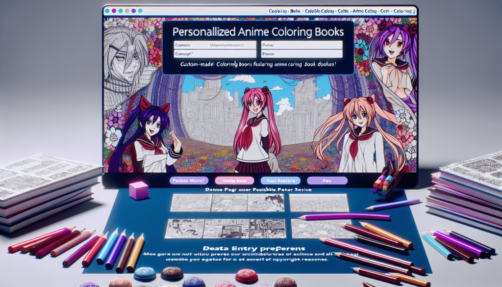 Anime Coloring Book Generator